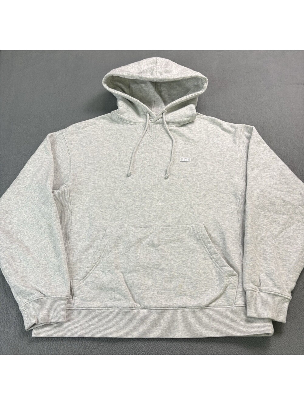 Kith Pullover Hoodie Size Medium Gray